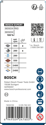 BoschEXPERT 多材料 32×60 毫米孔锯.